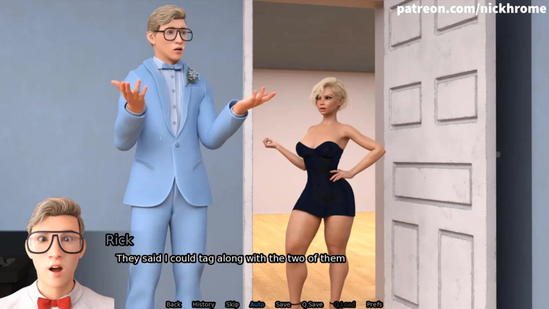 Visual Novels: SexBot 90 - girls have fun on party