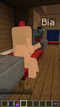 The Jenny Mod Minecraft Mengongkek Kuasa Daripada Lelaki Chainsaw di pantat