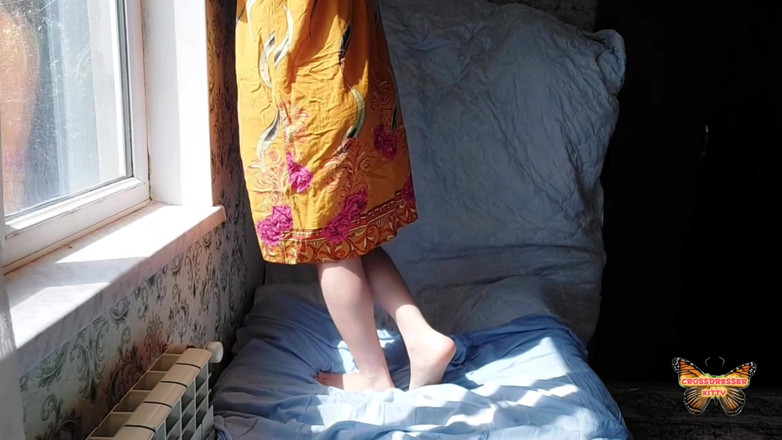 Kitty_Cross: Sexy blonďatá bbw milf mladý vysokoškolský chlapec vypadá jako sexy...