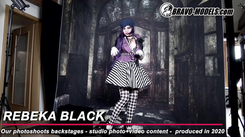 Bravo Models Media: 386-Backstage photoshoot Rebeka Black - Adult