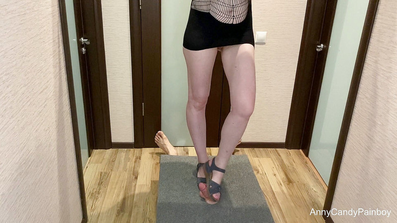 AnnyCandyPainboy: लड़की ने दूध देने वाले बोर्ड पर लंड को दंडित किया