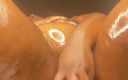 Venus Sarutobi: Ebony BBW Venus Sarutobi Sqautting on Toes Creaming and Squirting...