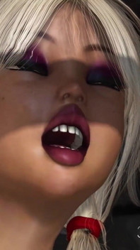Hot sex in the dungeon! Cute virgin gets fucked hard by a big monster