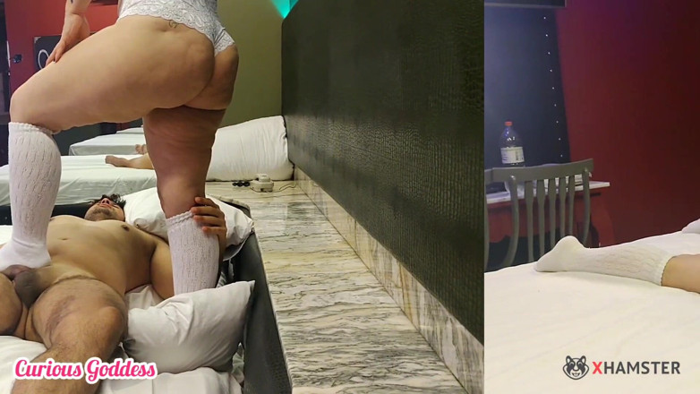 Adrian And Curious: Curious Goddess blonde nerd small tits white socks part 3