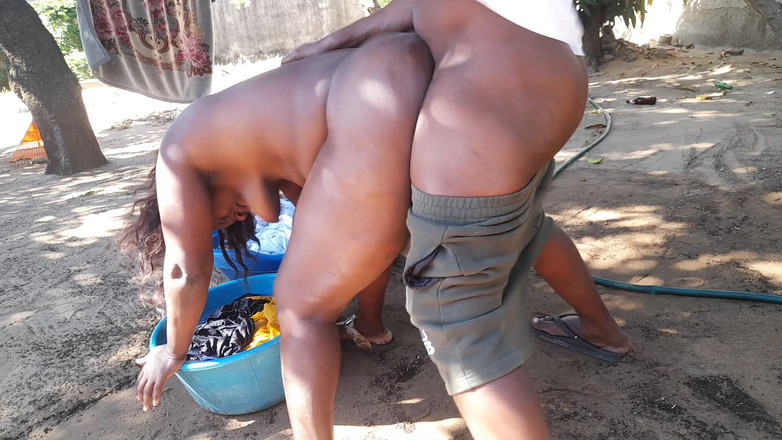 BMCs: Paying Maid's Salary with Hard Fuck While Washing Clothes