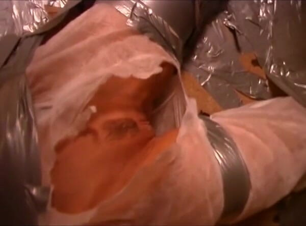 Maledom Austria: Dominus Ronaldo taped his redheaded slave to the wall and...