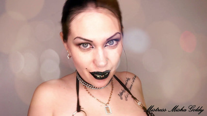 Goddess Misha Goldy: Mina magiska läppar har en makt över dig
