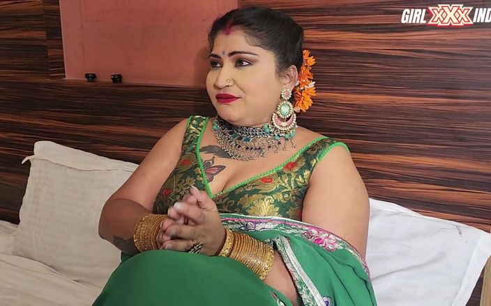 Indian Savita Bhabhi: Indická Bahu ošukaná starým tchánem sexem Maďarska Bahu