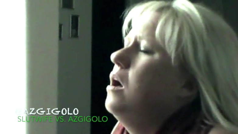 AZGIGOLO: Slut blonde wife vs. Azgigolo