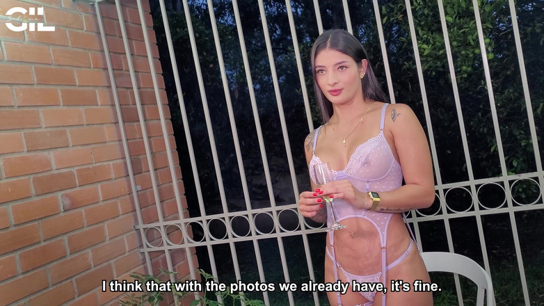 Salome Gil: Fotograf fickt dieses mädchen mit dickem arsch hart