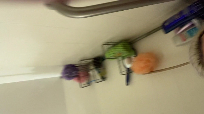 Jennysparkless: Playing with my big dick in the shower