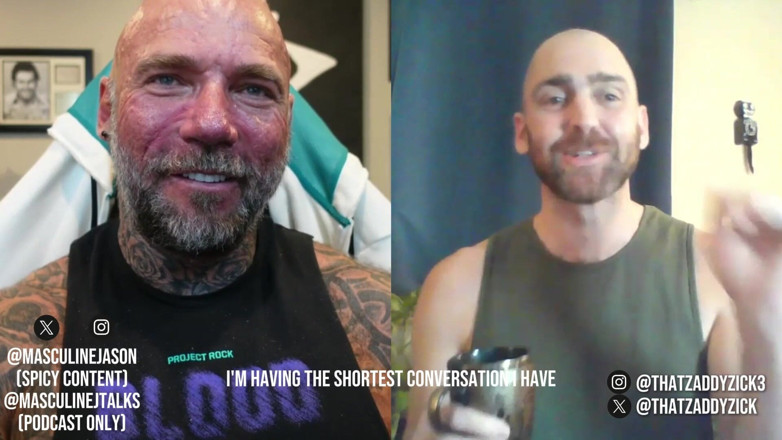 Raw and Uncensored with Masculine Jason: Porn Star Confessions - Zaddy Zick (episode 179)