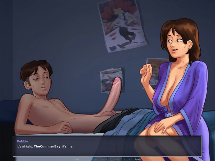 TheCummerBay: Let's Play - Saga Summertime, Night Cowgirl with Debbie