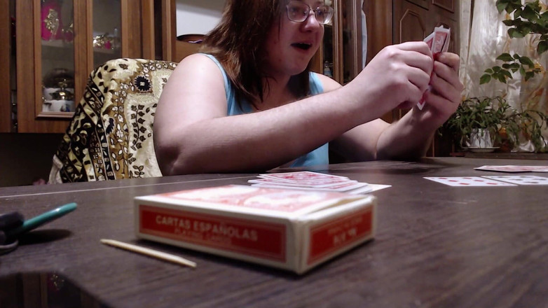 SchoolPrincess: Bei karten verloren, aber fertig auf ihrem ganzen gesicht!