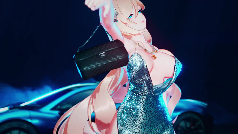 MikuMotion: [mmd] 幽兰戴尔 Abracadabra傲慢舞 乳钉阴环情趣制服