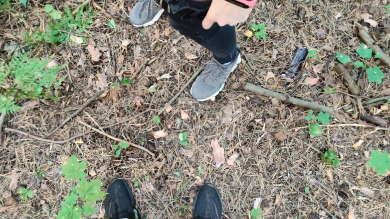 Super Jopka: Beautiful chick caught in the woods