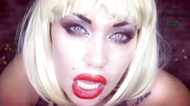 Goddess Misha Goldy: 君は崖っぷちに立ったらプライバシーを私に譲るんだ!脅迫のエッジプレイとオーガズムコントロール!