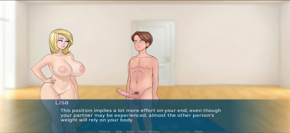 Hentai World: Sexnote hot blonde yoga fuck