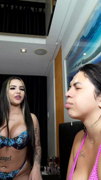 Female Spit Gang Domination Extreme Gang Spit Fest