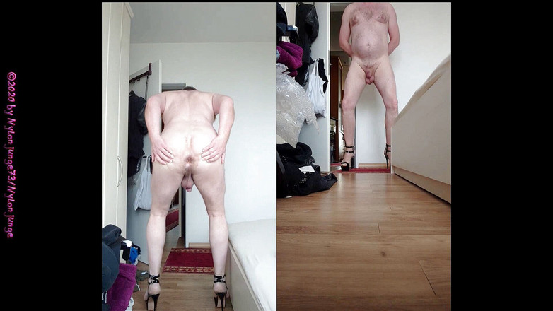 Carmen_Nylonjunge: 알몸의 Nylonjunge와 발 뒤꿈치