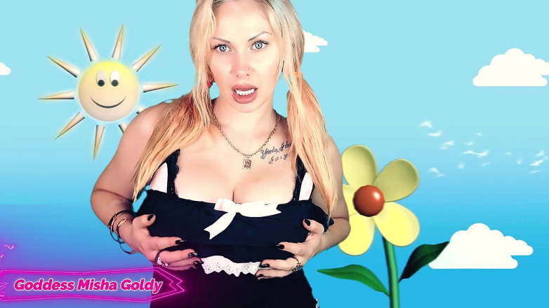 Goddess Misha Goldy: Milk your cock faster Stepdaddy and p ay me for...