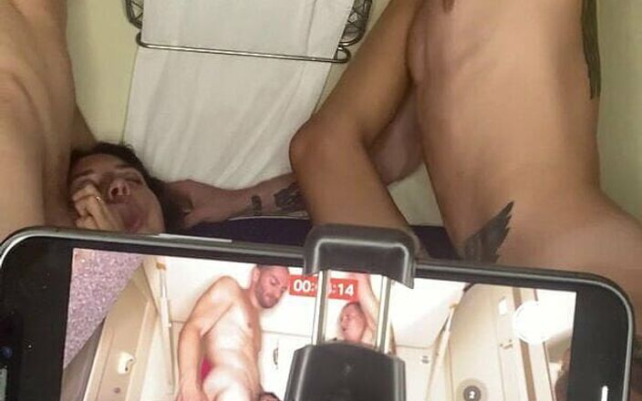 Falcon Al straight porn: 2 chicos tuvieron sexo en cámara en el tren