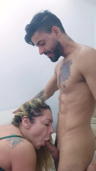I Couldn't Stand It and Fucked My Naughty Stepmom on the Couch