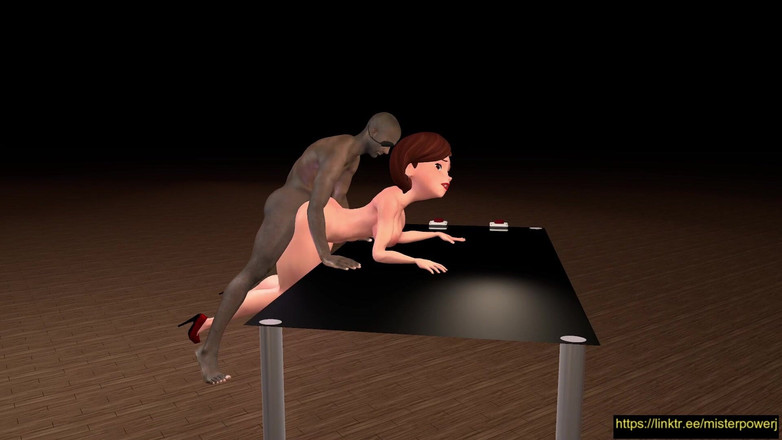 Misterj 3d Studio: Helen Op zijn hondjes in het bureau