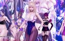 3D-Hentai Games: Dalshabet - Joker Ahri Akali Kaisa Evelynn Seraphine striptiz kda sexy...