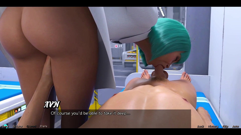 AVN Teller: Stranded in Space - Hot Busty Doctor Deepthroats My Big White...