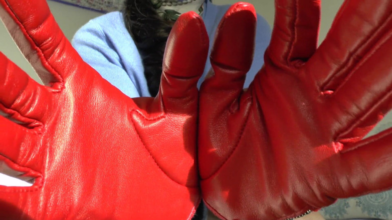 Lady Victoria Valente: Hari ini ialah hari cumshot anda! Menghidu Sarung Tangan Kulit...