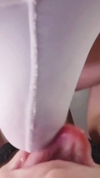 I Lick and Suck Dick and Spit Through Satin Panties - Female POV