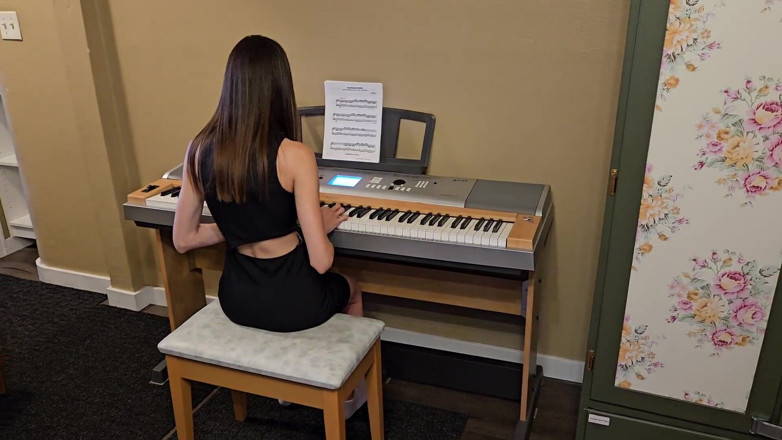 Amelia Amour: Piano Student Fucked by Teacher
