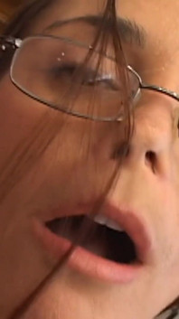 Horny MILF in stockings blows and deepthroats his BBC