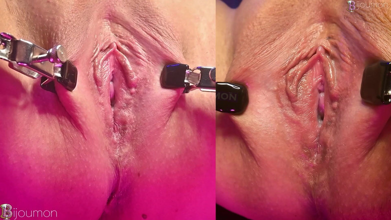 Bijoumon: Затиснута відкрита / ніде приховати пизду, дивлячись (obs10)