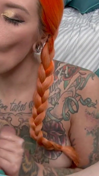 Alt Goddess Quinn Carter POV Handjob and Swallows It All