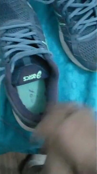 Fuck and Cum in Asics of My Wife