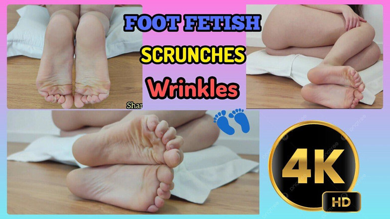 Shanaxnow: Fetish kaki 4k banyak scrunches kerutan sol dari jarak dekat