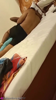 Desi Indian Tamil Naughty Wife Renu’s Hot Hotel Fuck with Young Bull in Front of Cuck Husband - Indianhotwifex