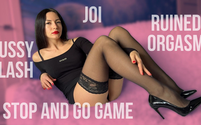 Princess Monica: Stop/go JOI Game, Edging, Pussy Flash, Countdown to Ruined Orgasm 4K