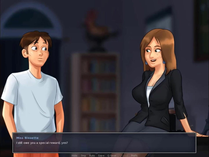 Cartoon Play: Saga estivale, partie 141 - baiser Français prof après les cours