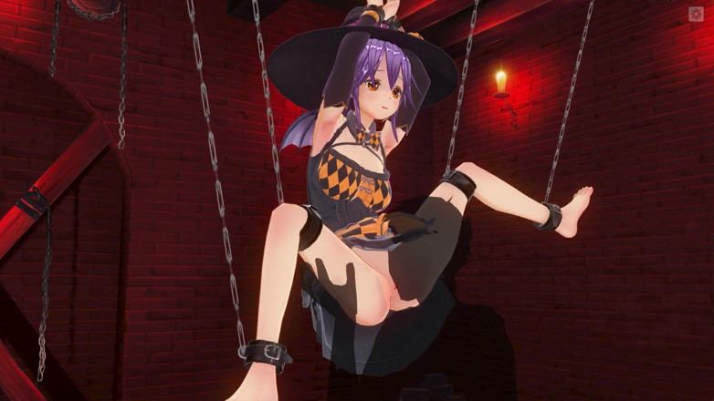 H3DC: 3D HENTAI BDSM Bound witch gets cunnilingus orgasm