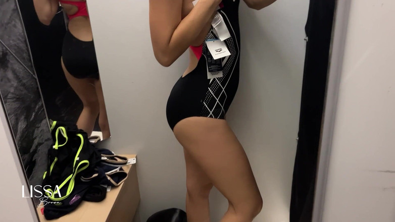 Lissa Brown: One-piece Swimsuit Fitting Room