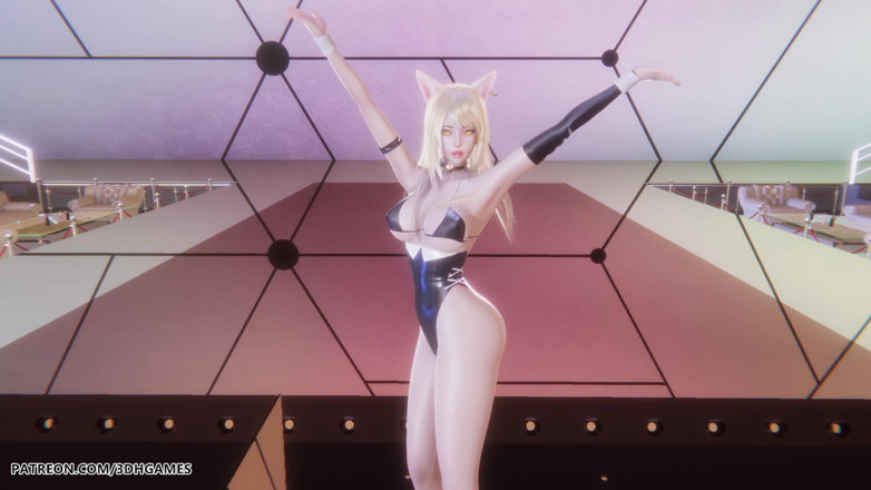 3D-Hentai Games: Chung Ha - Stress - Ahri Sexy Striptease
