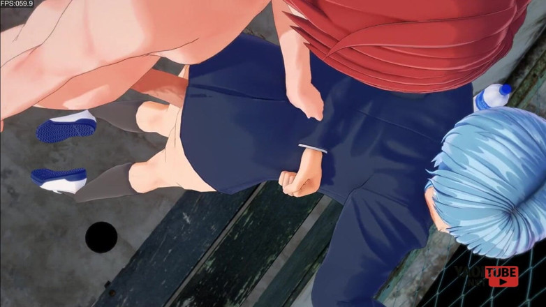 Yaoitube: Assassination Classroom - Nasiga Is Fucked in Rooftop by Karma