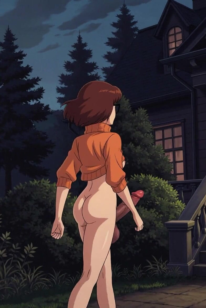L6RD7BLU3 Transgender AI: Dlouhý tvrdý transgender penis Velma Dinkley Škádlení ptákem