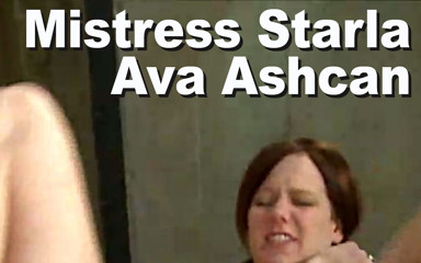 Edge Interactive Publishing: Mistress Starla & Ava Ashcan femdom hot wax vibrator climax