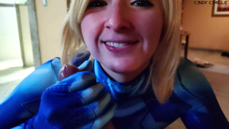 Candy Camille: Samus gibt dir einen echten blowjob