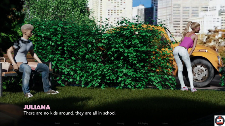 Joystick Cinema: Time Stamps - Juli's Park BJ - Scene
