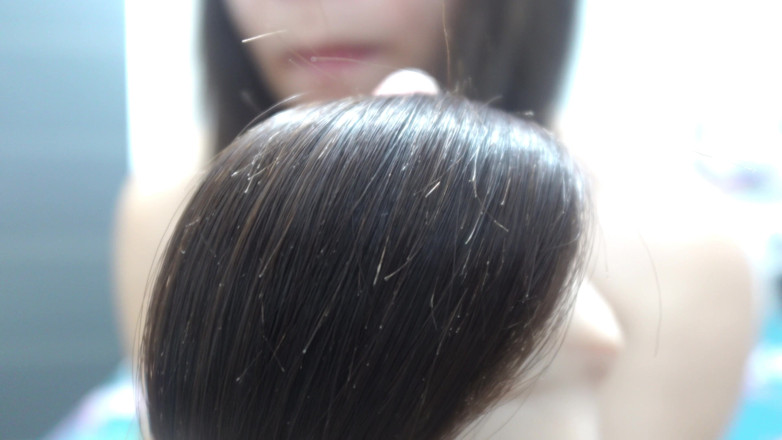 AmayaMori: An Indian Girl Combs Her Hair Naked, Then Makes an...